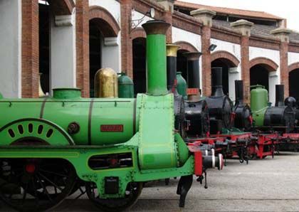 Museu del ferrocarril, vilanova i la geltrú (Barcelona)