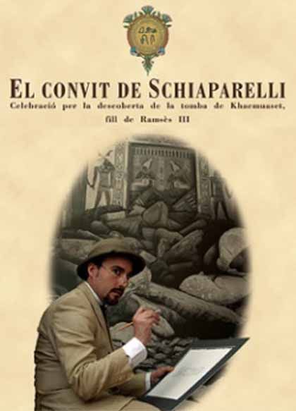 'El convite de schiaparelli'. museu egipci de Barcelona