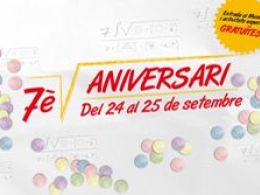 Fiestas de la mercè y 7º aniversario de Cosmocaixa, Barcelona
