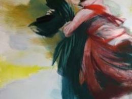 'Entramados. pintura y traje', museo del traje, Madrid