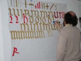 Taller: 'Caligrafía del renacimiento', biblioteca nacional, Madrid