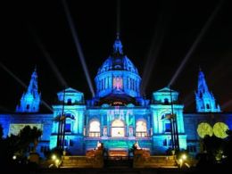 'Verano en el mnac 2008. montjuïc de noche', museo nacional de arte de cataluña, Barcelona