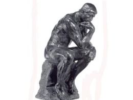 Arte en la calle: auguste rodin. paseo del prado, Madrid