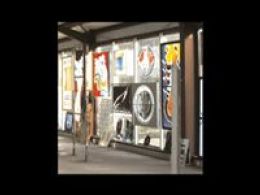 'Vidriera contemporánea de la colección derix glasstudio'. Museo de arte en vidrio de alcorcón (Madrid)