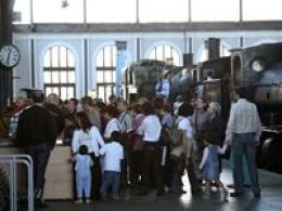 La noche y el día de los museos en el Museo del Ferrocarril, Madrid