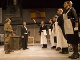 'La cena de los generales', teatro español, Madrid