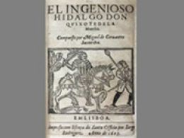 'Escenas cervantinas: la insólita vida de un libro', museo casa natal de cervantes (Madrid)