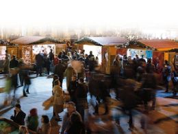 Feria de navidad 2009, plaza del castillo, pamplona