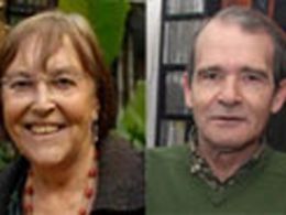 'Premios nacionales en la biblioteca nacional de españa: encuentro entre roser berdagué costa, y josé luis moralejo álvarez,', b