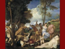 Una obra. un artista: 'La bacanal de los andrios', museo del prado, Madrid