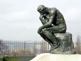 'Arte en la calle: auguste rodin', calle triana, las palmas de gran canaria