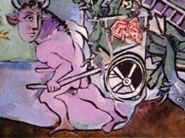 'Viñetas en el frente'. Museo picasso de Málaga