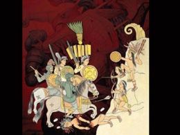 'La conquista a sangre y fuego'. Museo nacional de antropología de México, Ciudad de México