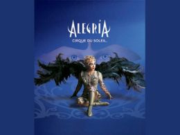 Alegría del circo del sol aterriza en Barcelona por navidad