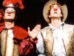 Clown quijote de la mancha renueva la obra de cervantes