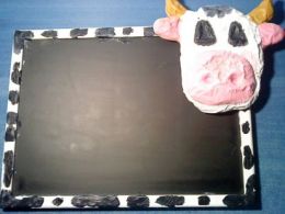 Pizarra vaca