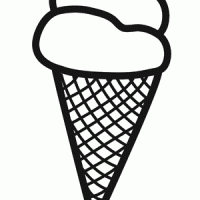 Colorear un helado