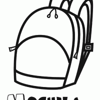 Colorear una mochila