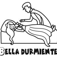 Colorear a la bella durmiente