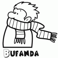 Colorear la bufanda