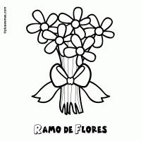 Colorear un ramo de flores