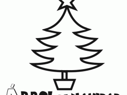 Colorear un árbol de navidad