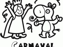 Colorear fiesta de carnaval