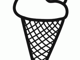 Colorear un helado