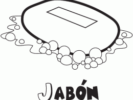 Colorear una pastilla de jabón