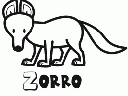 Colorear a un zorro