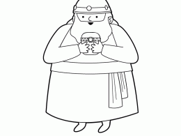 El rey gaspar para colorear