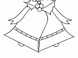 Campanas de navidad para colorear
