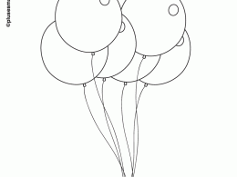 Globos para colorear