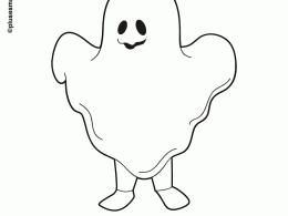 Colorear un disfraz de fantasma