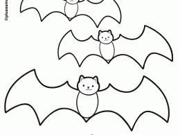 Colorear murciélagos de halloween