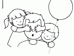 Colorear sorpresa para papá