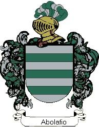 Escudo del apellido Abolafio