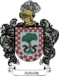 Escudo del apellido Achivite