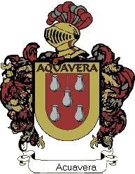 Escudo del apellido Acuavera