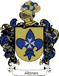 Escudo del apellido Albines