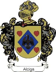 Escudo del apellido Alciga
