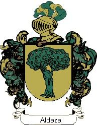 Escudo del apellido Aldaza