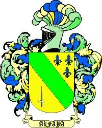 Escudo del apellido Alfaya