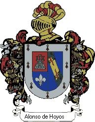 Escudo del apellido Alonso de hoyos