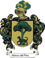 Escudo del apellido Alonso del pino