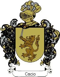 Escudo del apellido Cacio