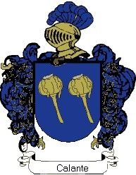 Escudo del apellido Calante