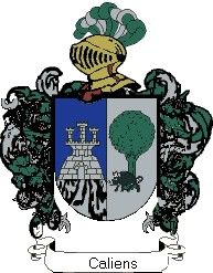 Escudo del apellido Caliens