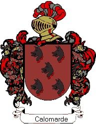 Escudo del apellido Calomarde