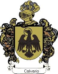 Escudo del apellido Calvario